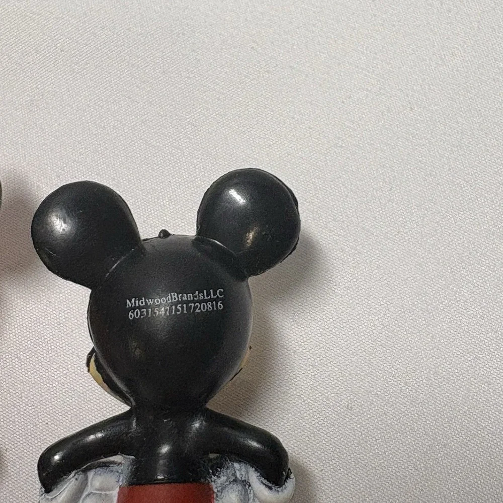Disney Character Figurines Set Of 7 Mickey (x2) Minnie Donald Goofy Pluto Pirate